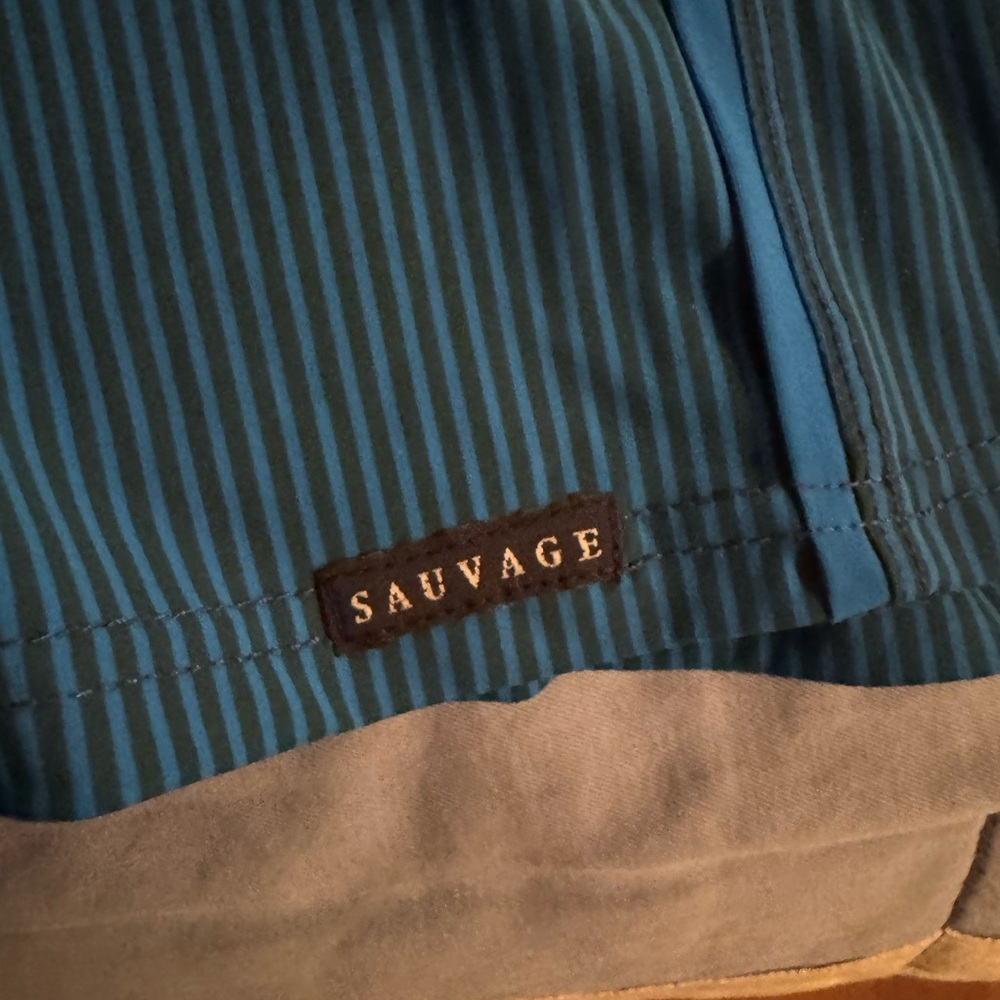Sauvage Blue Swim Shorts